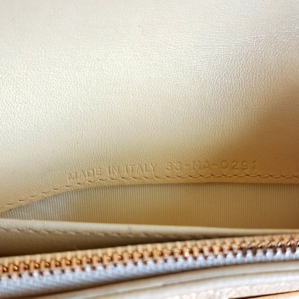 Christian Dior Caro Orchid Long Wallet